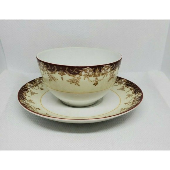 Vintage Toyo Toki Kaisha Rare Design Tea Cup & Saucer - Picture 5 of 9